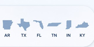 Licensed in Arkansas, Texas, Florida, Tennessee, Indiana, and Kentucky